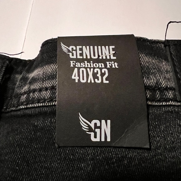 Genuine Fashion Black Jeans 40 X 32 - Picture 6 of 6